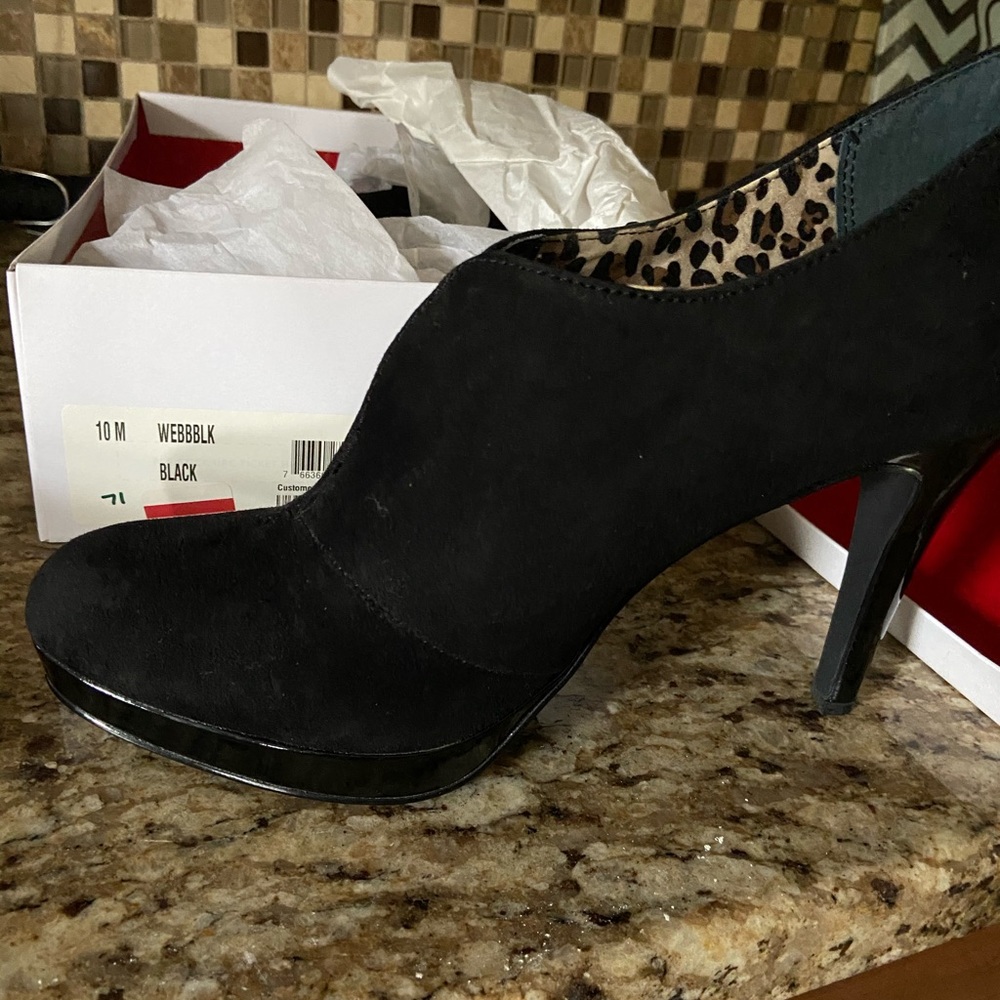 Brand new Style & Co black slip on heels